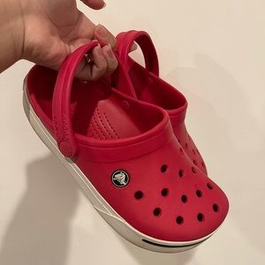 Pink Crocs